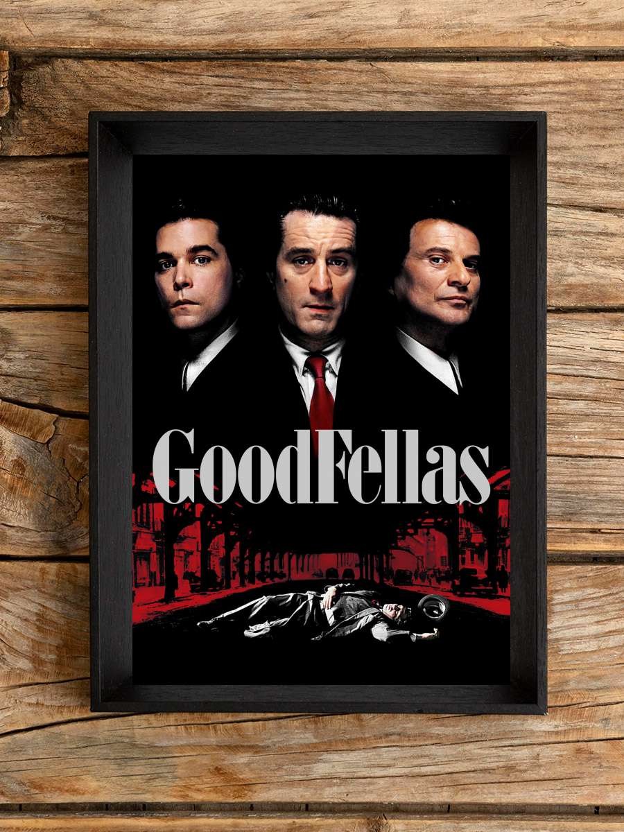 Sıkı Dostlar - GoodFellas Film Tablo Siyah Çerçeveli Film Poster Afiş Tablo