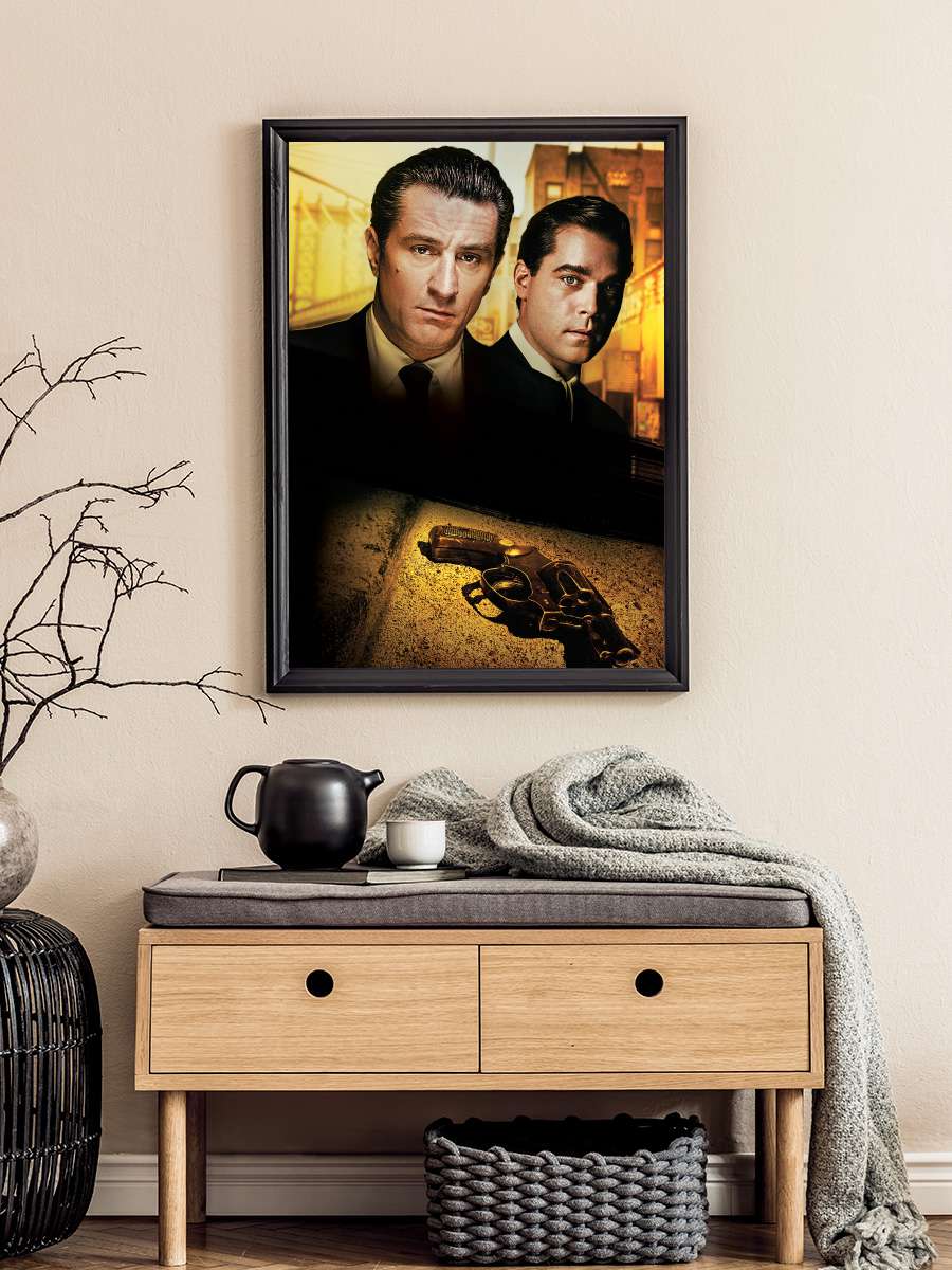 Sıkı Dostlar - GoodFellas Film Tablo Siyah Çerçeveli Film Poster Afiş Tablo