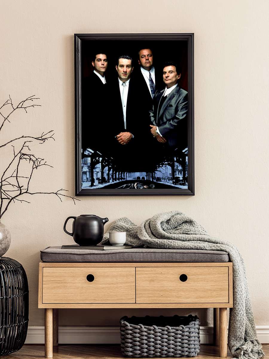 Sıkı Dostlar - GoodFellas Film Tablo Siyah Çerçeveli Film Poster Afiş Tablo