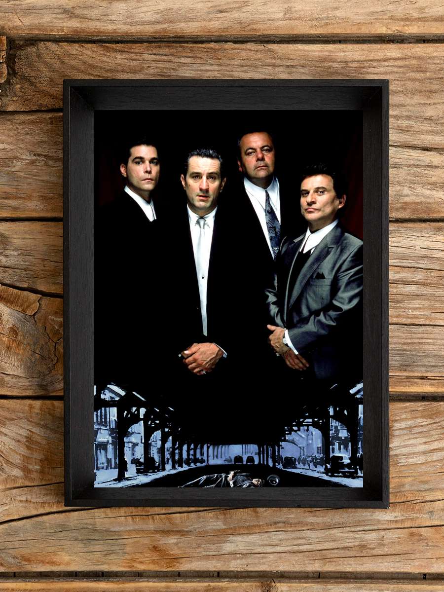 Sıkı Dostlar - GoodFellas Film Tablo Siyah Çerçeveli Film Poster Afiş Tablo