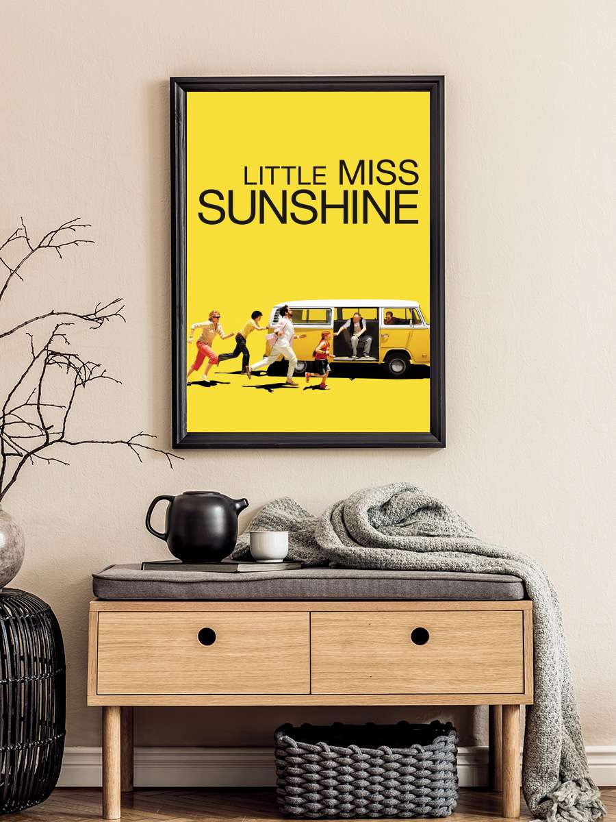 Küçük Gün Işığım - Little Miss Sunshine Film Tablo Siyah Çerçeveli Film Poster Afiş Tablo