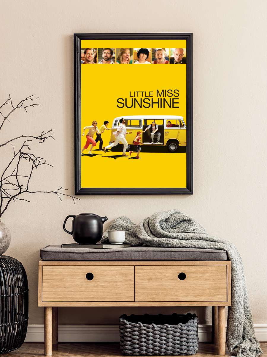 Küçük Gün Işığım - Little Miss Sunshine Film Tablo Siyah Çerçeveli Film Poster Afiş Tablo