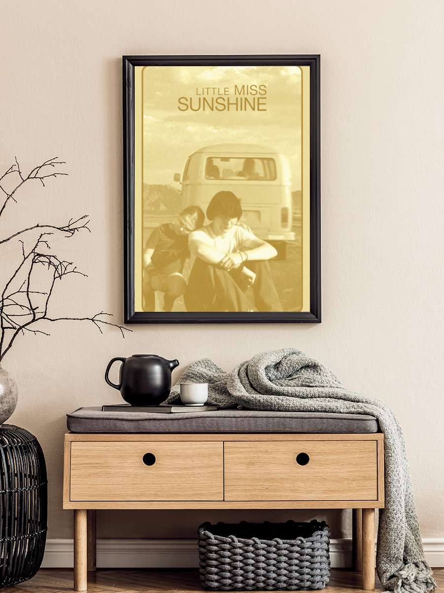 Küçük Gün Işığım - Little Miss Sunshine Film Tablo Siyah Çerçeveli Film Poster Afiş Tablo