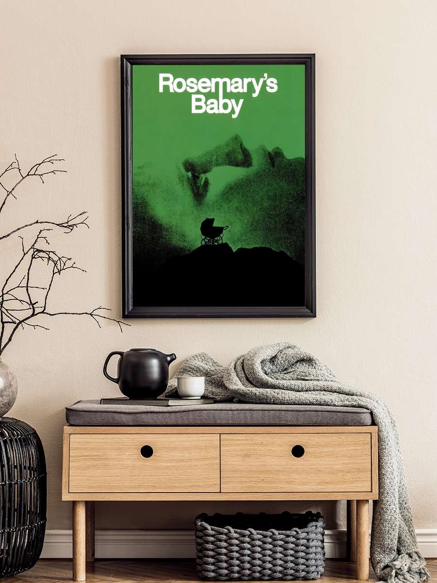 Rosemary'nin Bebeği - Rosemary's Baby Film Tablo Siyah Çerçeveli Film Poster Afiş Tablo