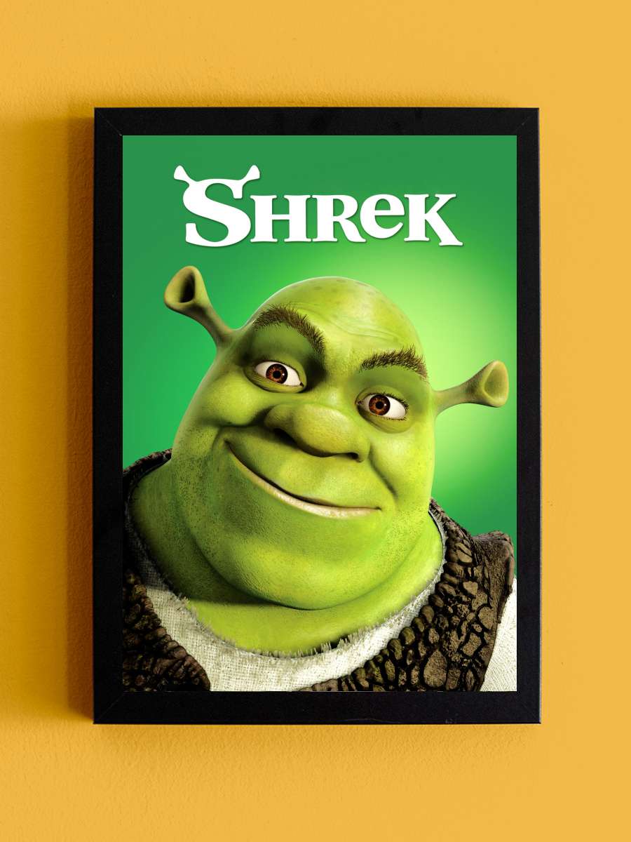 Şrek - Shrek Film Tablo Siyah Çerçeveli Film Poster Afiş Tablo