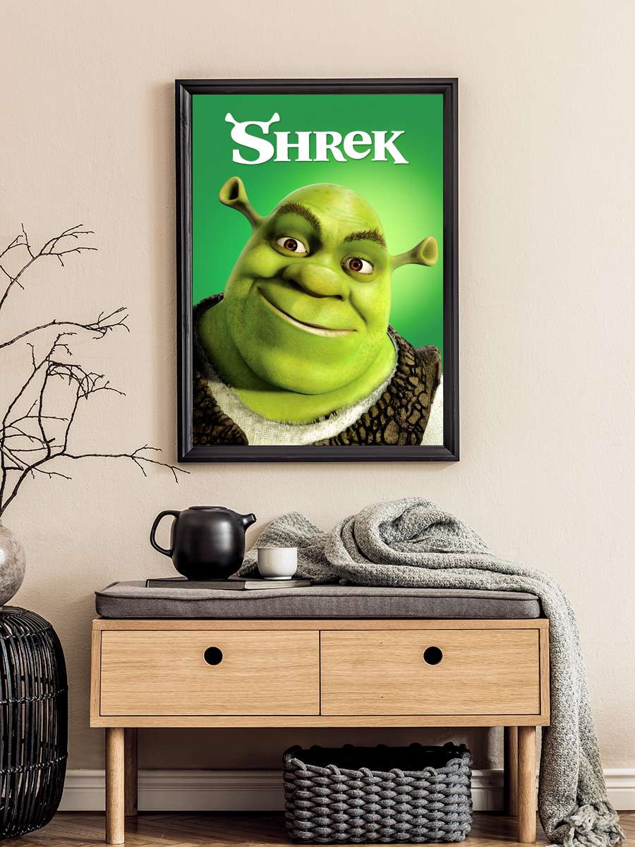 Şrek - Shrek Film Tablo Siyah Çerçeveli Film Poster Afiş Tablo