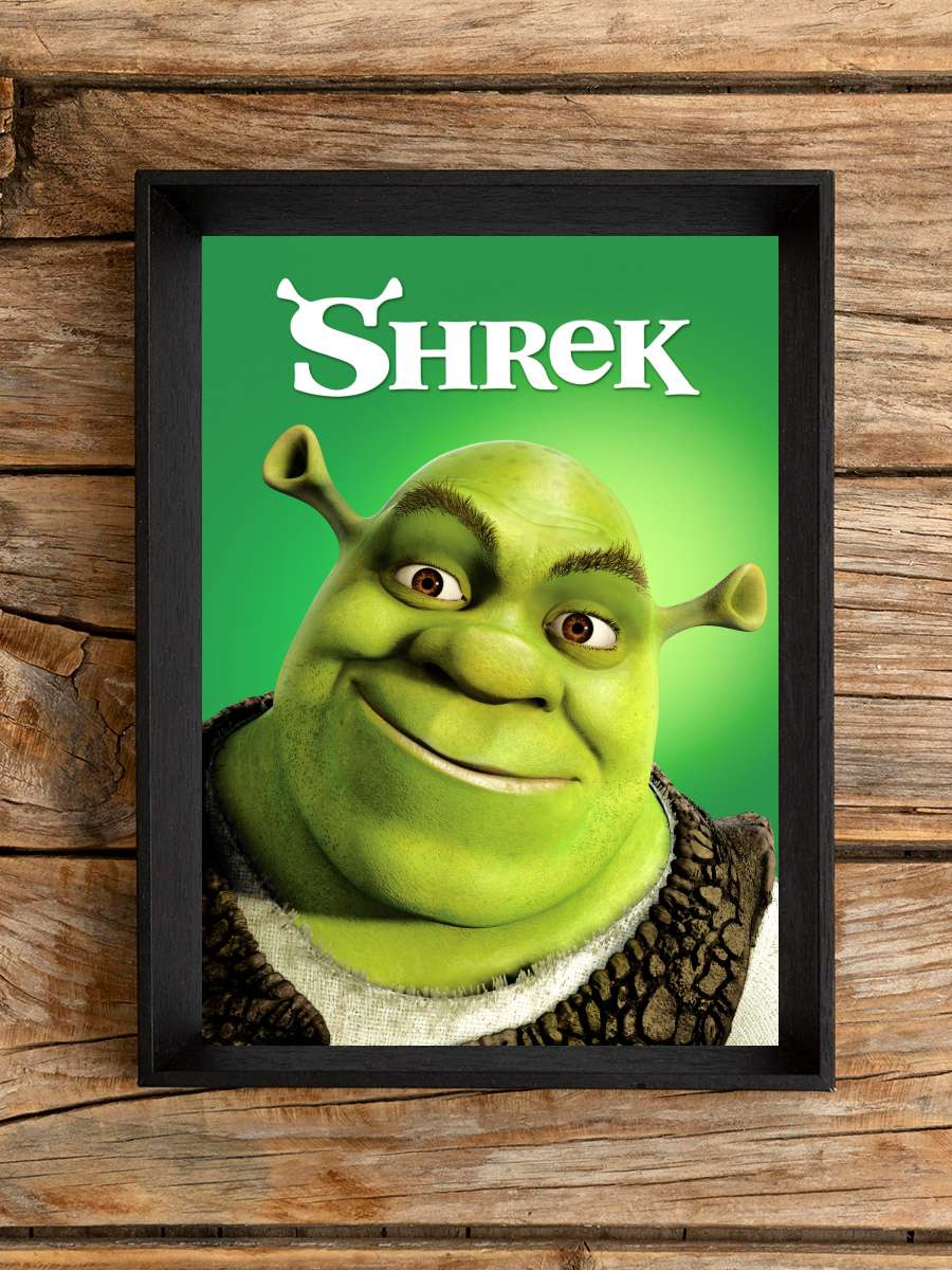 Şrek - Shrek Film Tablo Siyah Çerçeveli Film Poster Afiş Tablo