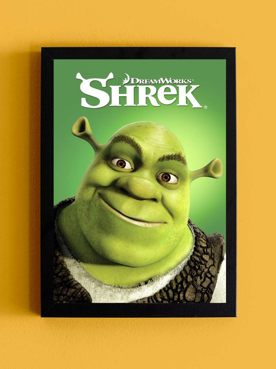 Şrek - Shrek Film Tablo Siyah Çerçeveli Film Poster Afiş Tablo