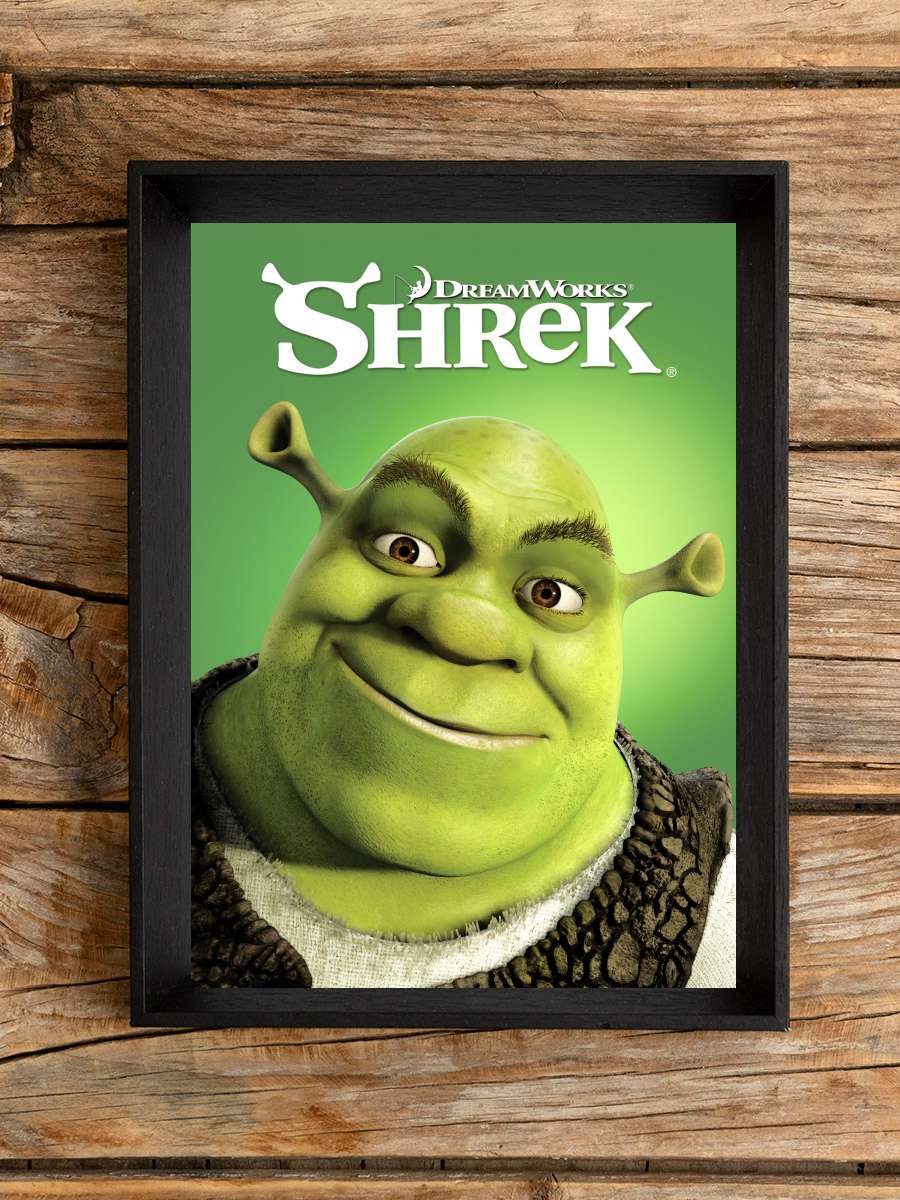 Şrek - Shrek Film Tablo Siyah Çerçeveli Film Poster Afiş Tablo