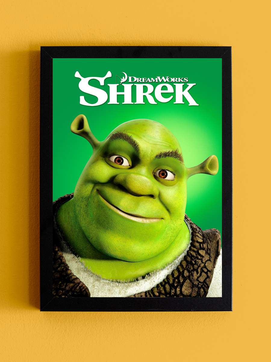 Şrek - Shrek Film Tablo Siyah Çerçeveli Film Poster Afiş Tablo