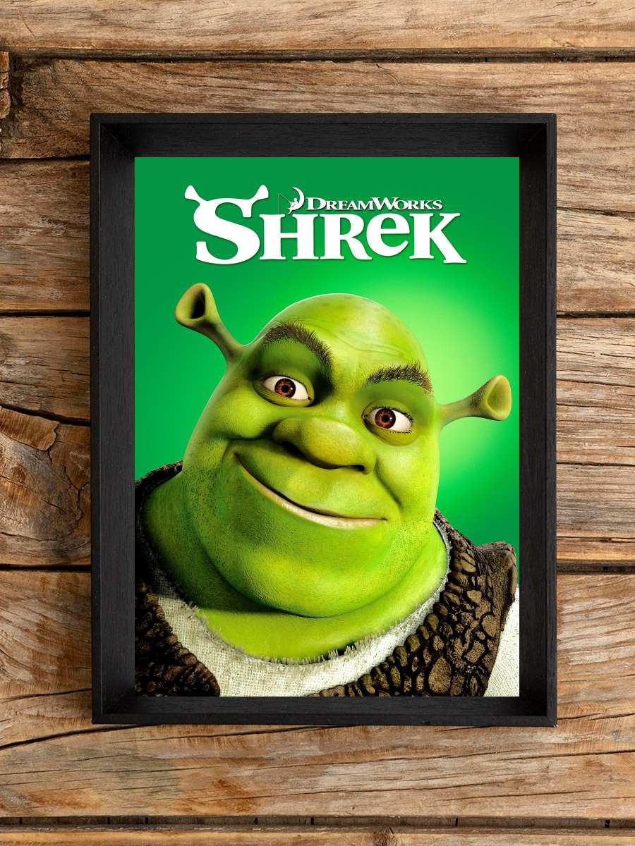 Şrek - Shrek Film Tablo Siyah Çerçeveli Film Poster Afiş Tablo