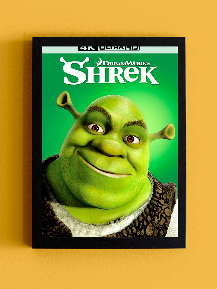 Şrek - Shrek Film Tablo Siyah Çerçeveli Film Poster Afiş Tablo