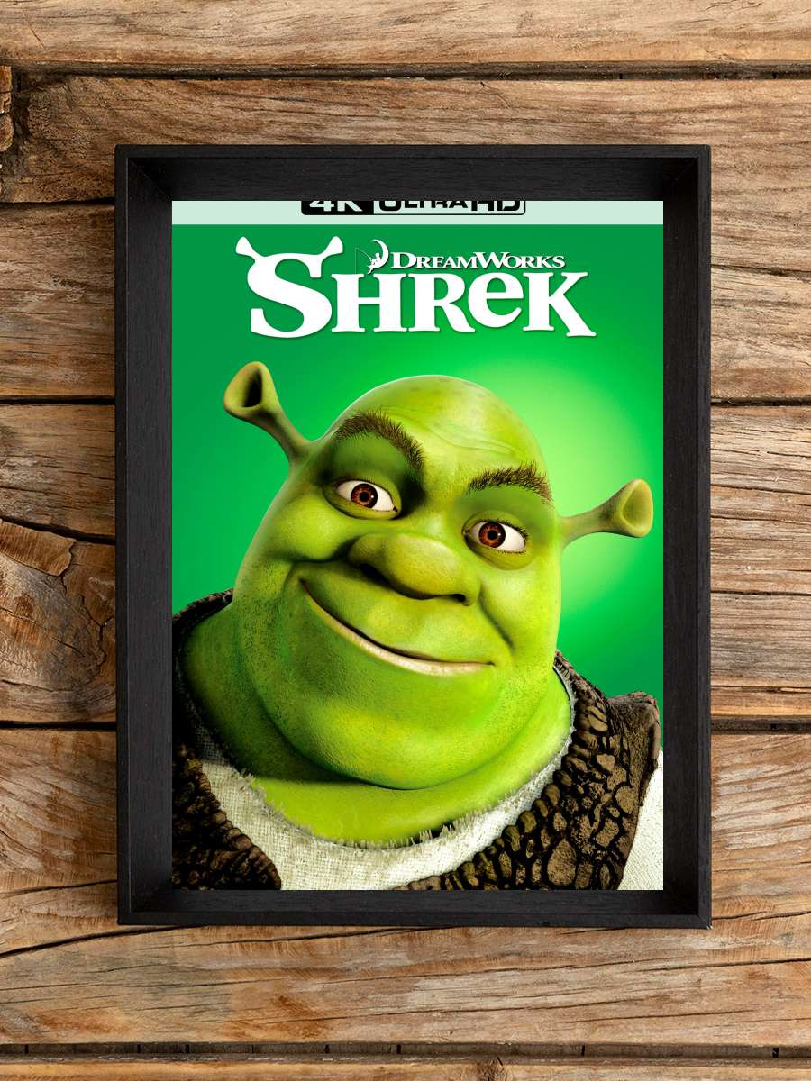 Şrek - Shrek Film Tablo Siyah Çerçeveli Film Poster Afiş Tablo