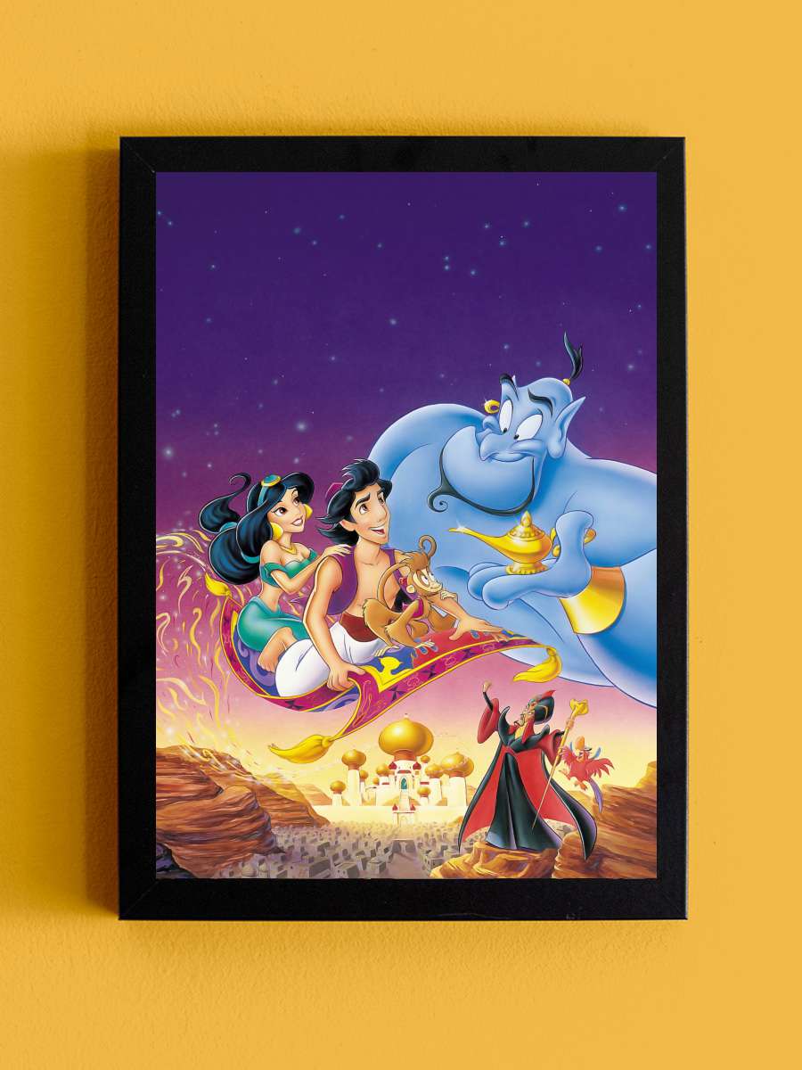 Alaaddin - Aladdin Film Tablo Siyah Çerçeveli Film Poster Afiş Tablo