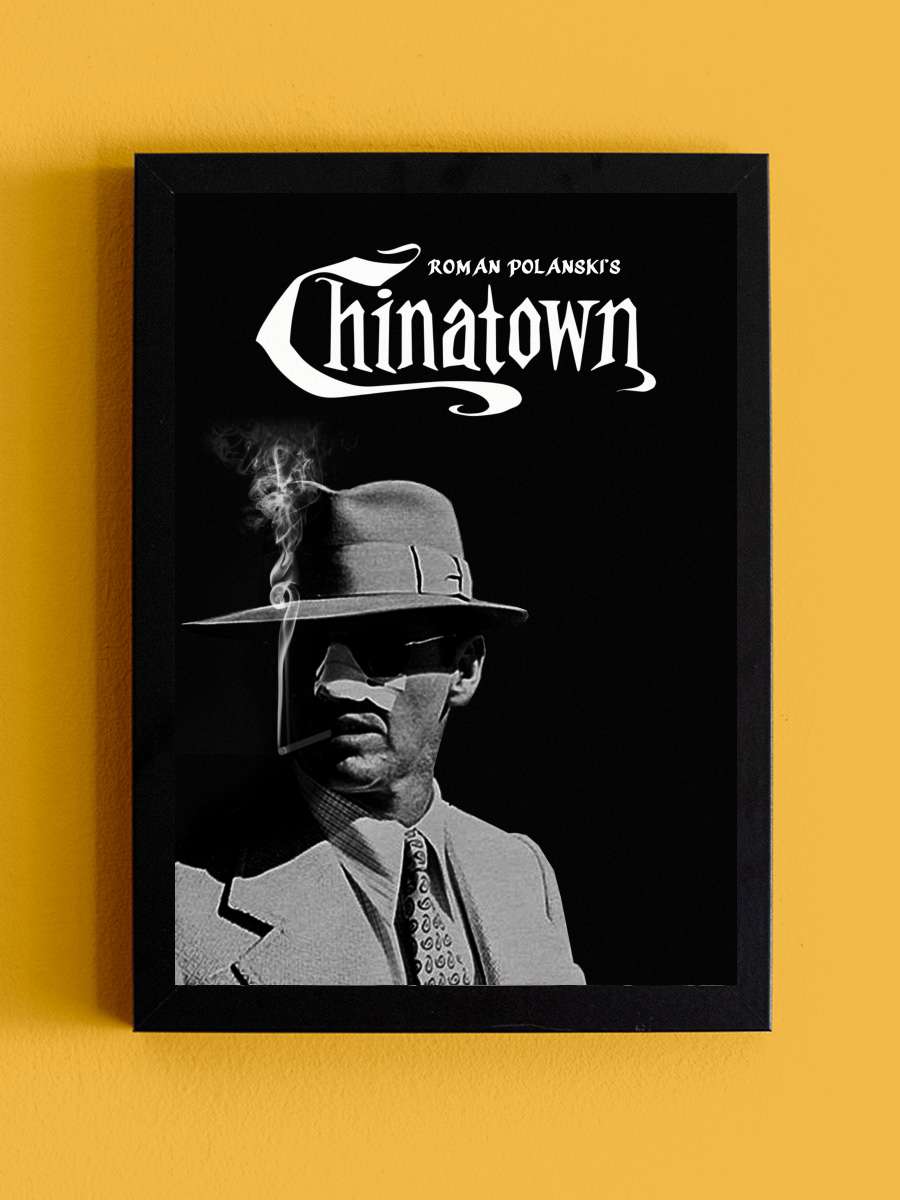 Çin Mahallesi - Chinatown Film Tablo Siyah Çerçeveli Film Poster Afiş Tablo