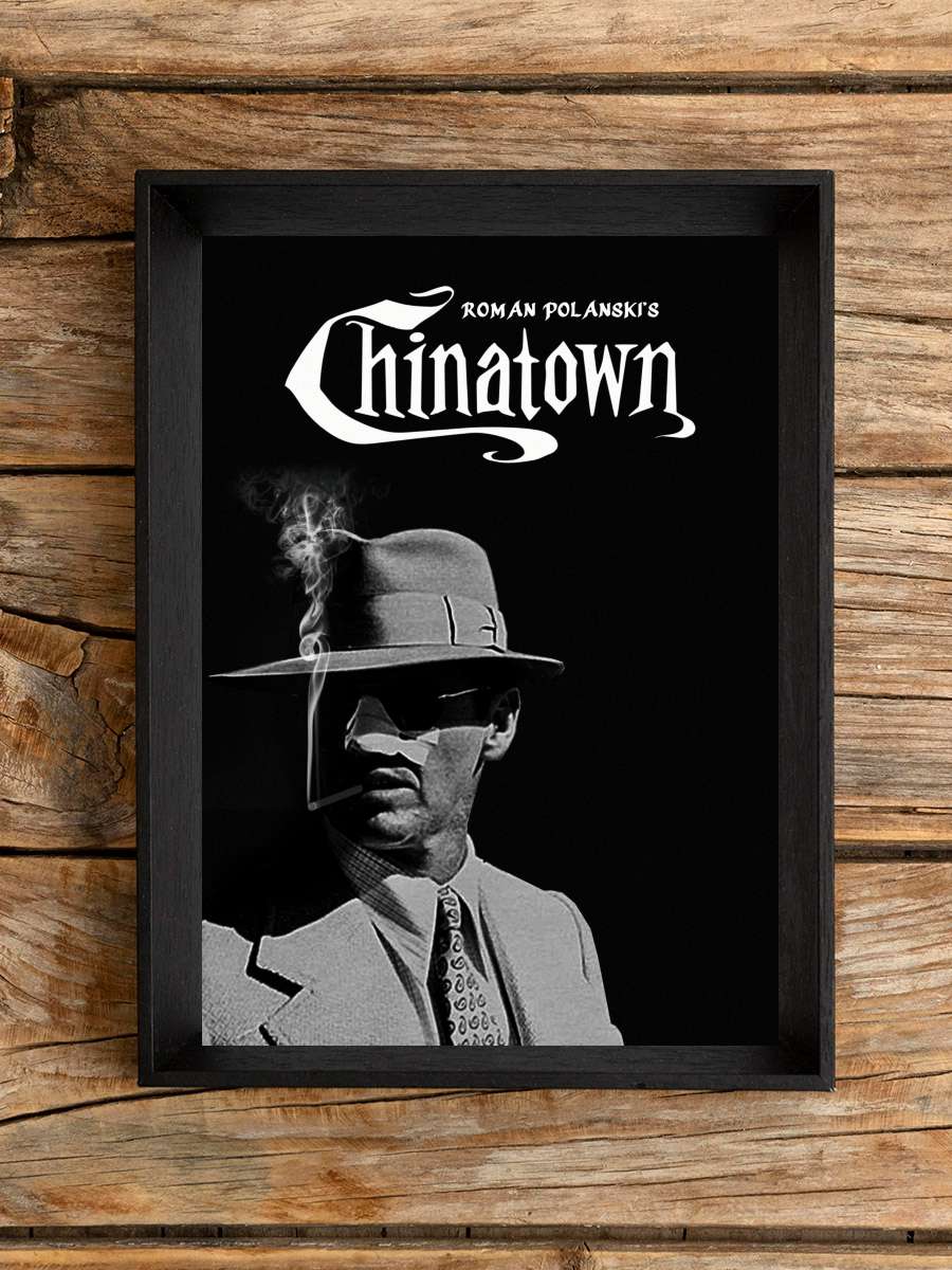 Çin Mahallesi - Chinatown Film Tablo Siyah Çerçeveli Film Poster Afiş Tablo