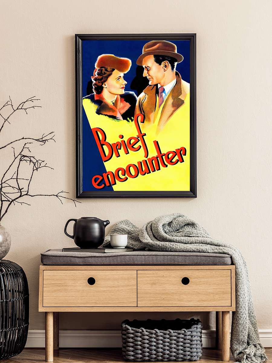 Kısa Buluşma - Brief Encounter Film Tablo Siyah Çerçeveli Film Poster Afiş Tablo