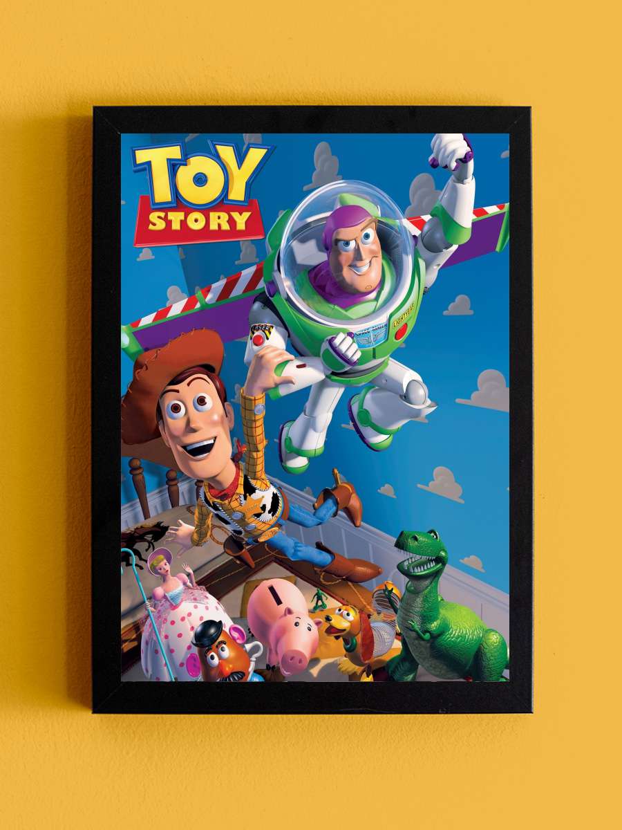 Oyuncak Hikayesi - Toy Story Film Tablo Siyah Çerçeveli Film Poster Afiş Tablo