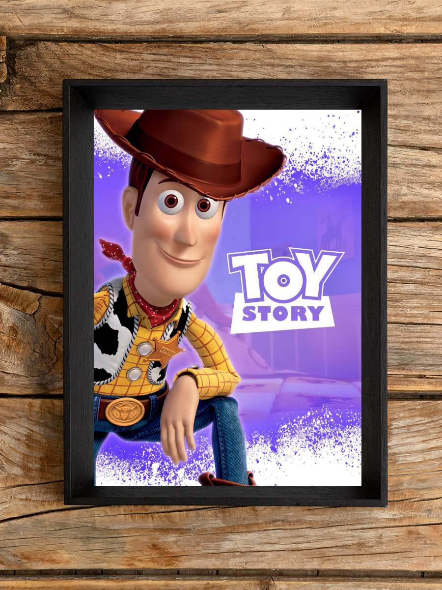 Oyuncak Hikayesi - Toy Story Film Tablo Siyah Çerçeveli Film Poster Afiş Tablo