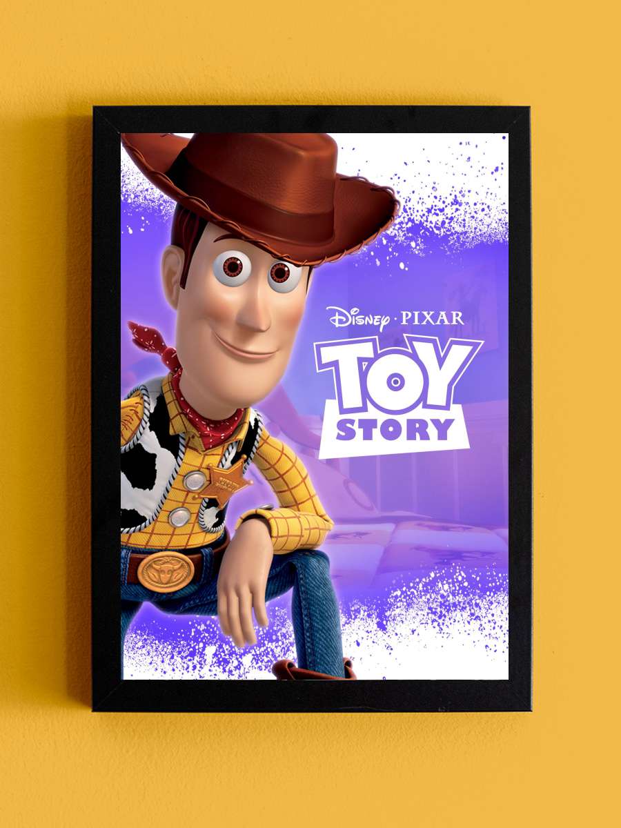 Oyuncak Hikayesi - Toy Story Film Tablo Siyah Çerçeveli Film Poster Afiş Tablo