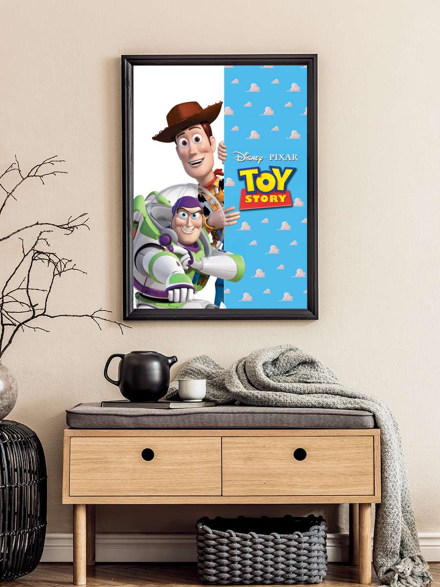 Oyuncak Hikayesi - Toy Story Film Tablo Siyah Çerçeveli Film Poster Afiş Tablo