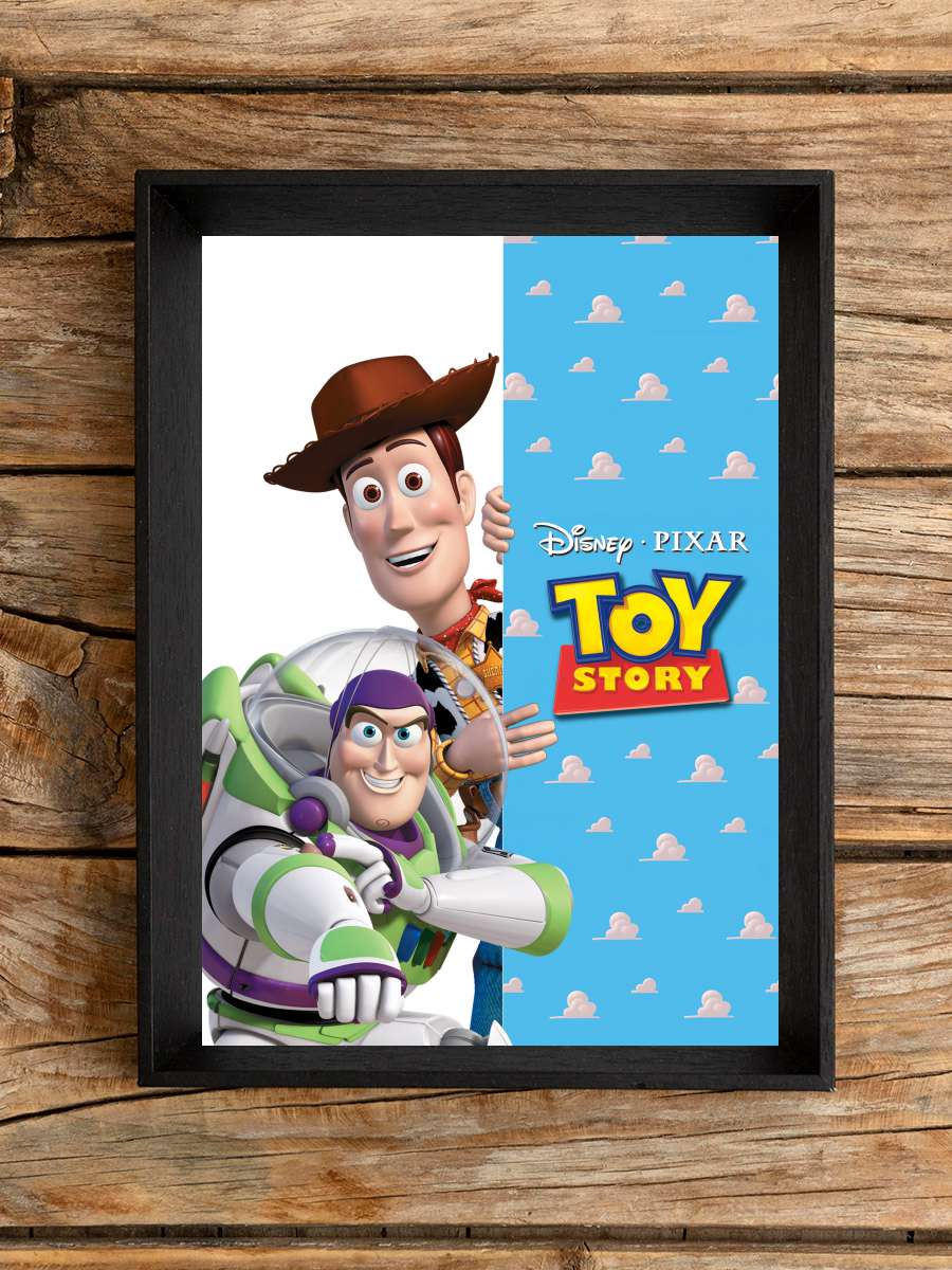 Oyuncak Hikayesi - Toy Story Film Tablo Siyah Çerçeveli Film Poster Afiş Tablo