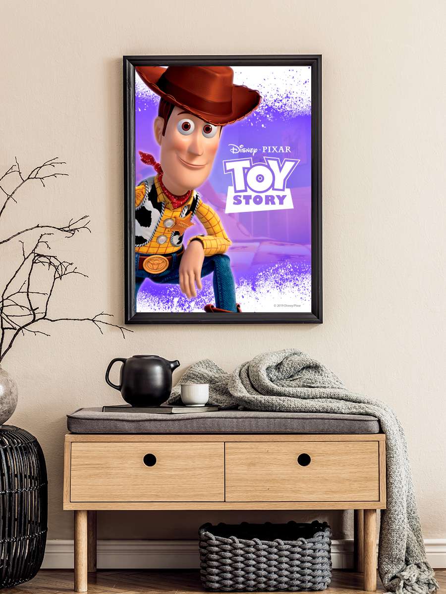 Oyuncak Hikayesi - Toy Story Film Tablo Siyah Çerçeveli Film Poster Afiş Tablo