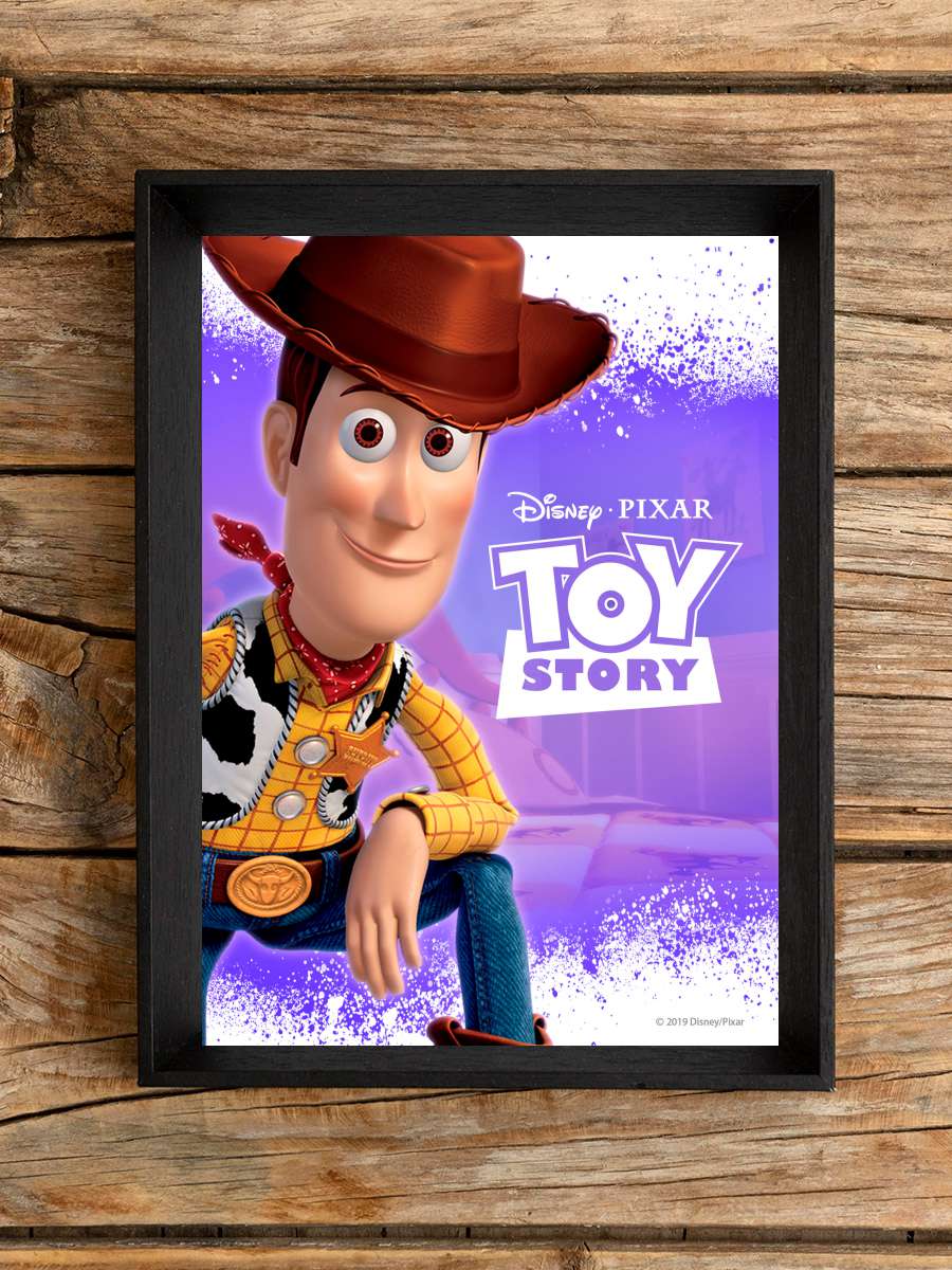 Oyuncak Hikayesi - Toy Story Film Tablo Siyah Çerçeveli Film Poster Afiş Tablo