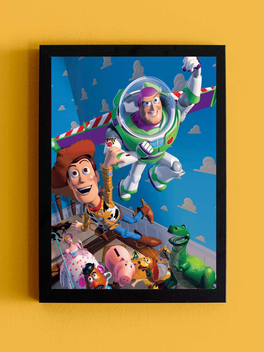 Oyuncak Hikayesi - Toy Story Film Tablo Siyah Çerçeveli Film Poster Afiş Tablo