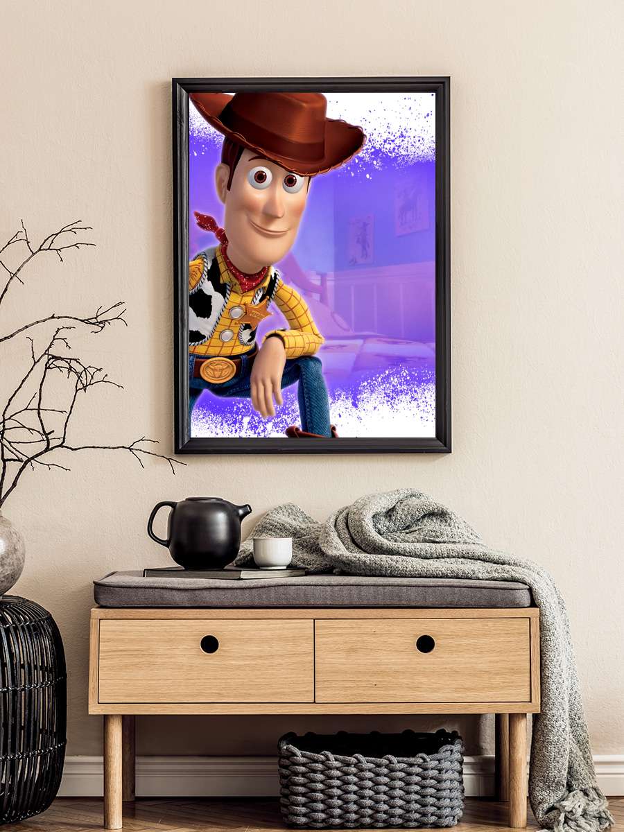 Oyuncak Hikayesi - Toy Story Film Tablo Siyah Çerçeveli Film Poster Afiş Tablo