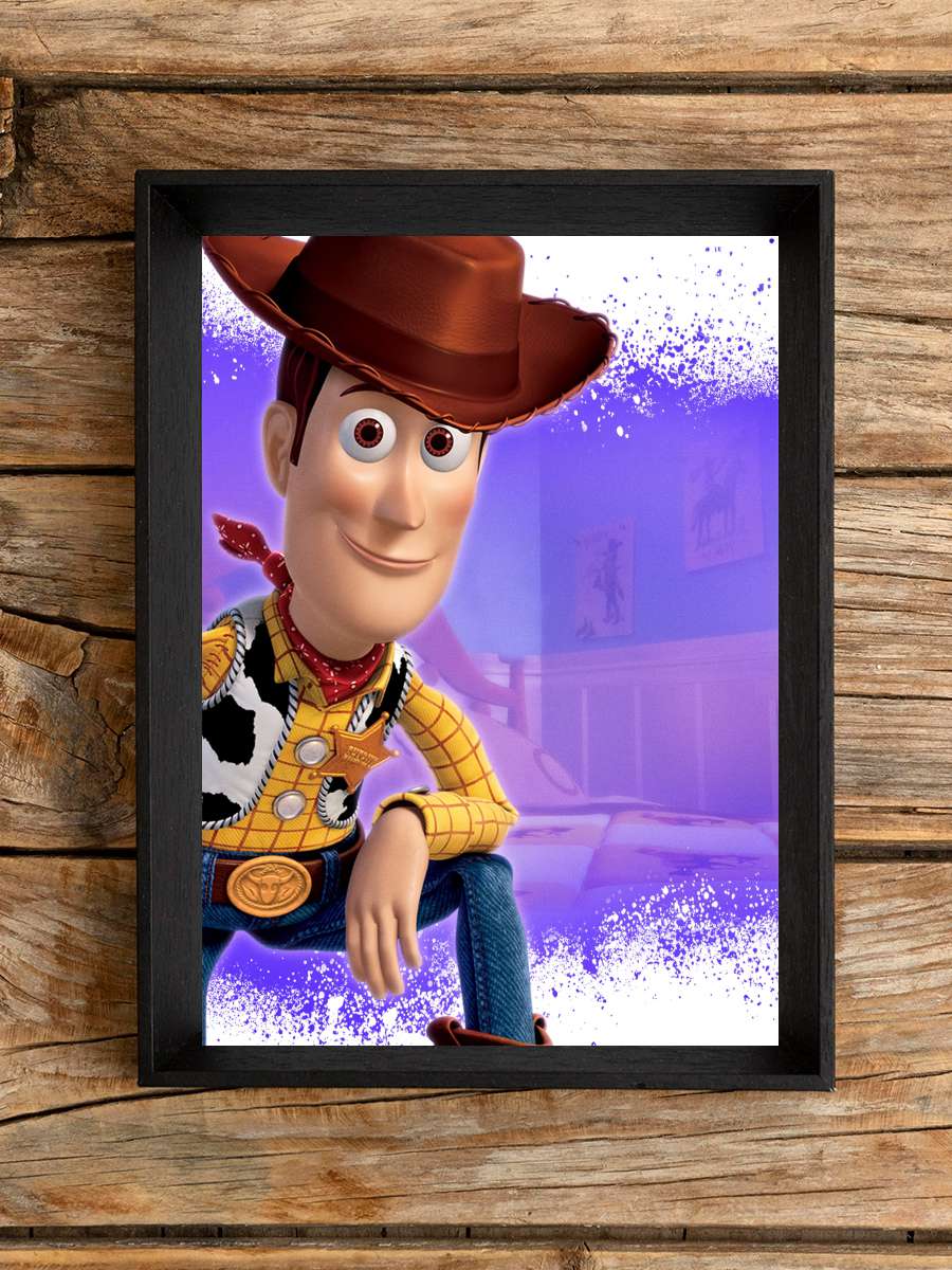 Oyuncak Hikayesi - Toy Story Film Tablo Siyah Çerçeveli Film Poster Afiş Tablo