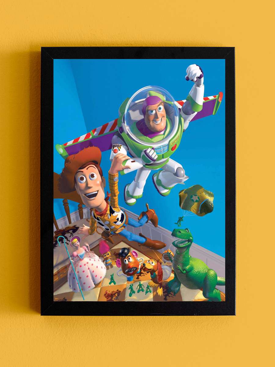 Oyuncak Hikayesi - Toy Story Film Tablo Siyah Çerçeveli Film Poster Afiş Tablo