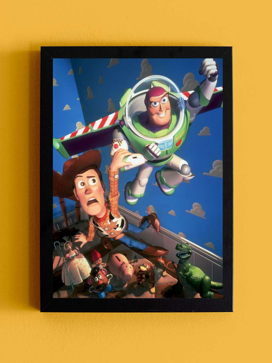 Oyuncak Hikayesi - Toy Story Film Tablo Siyah Çerçeveli Film Poster Afiş Tablo