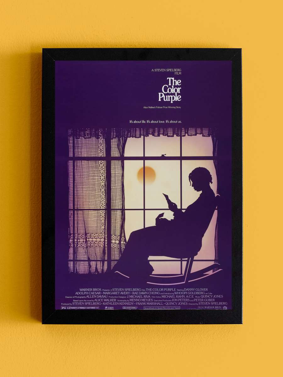 Mor Yıllar - The Color Purple Film Tablo Siyah Çerçeveli Film Poster Afiş Tablo