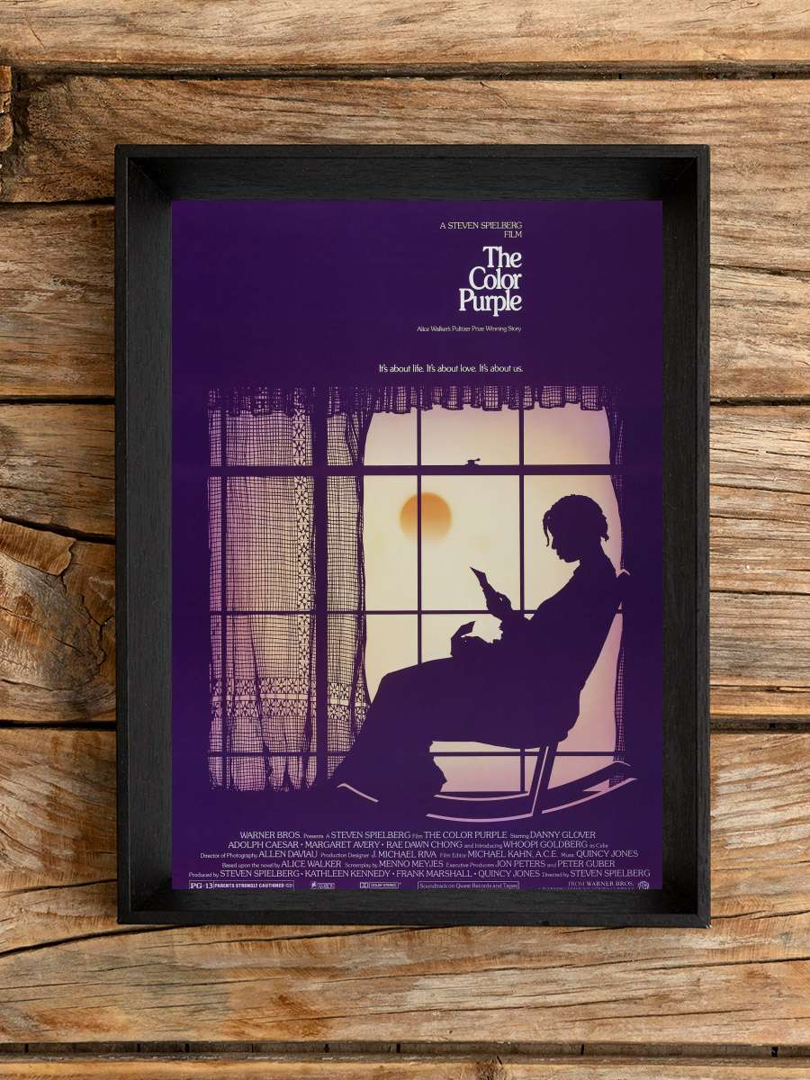 Mor Yıllar - The Color Purple Film Tablo Siyah Çerçeveli Film Poster Afiş Tablo