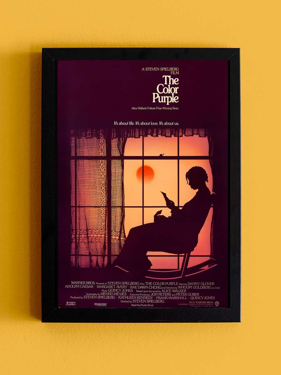 Mor Yıllar - The Color Purple Film Tablo Siyah Çerçeveli Film Poster Afiş Tablo