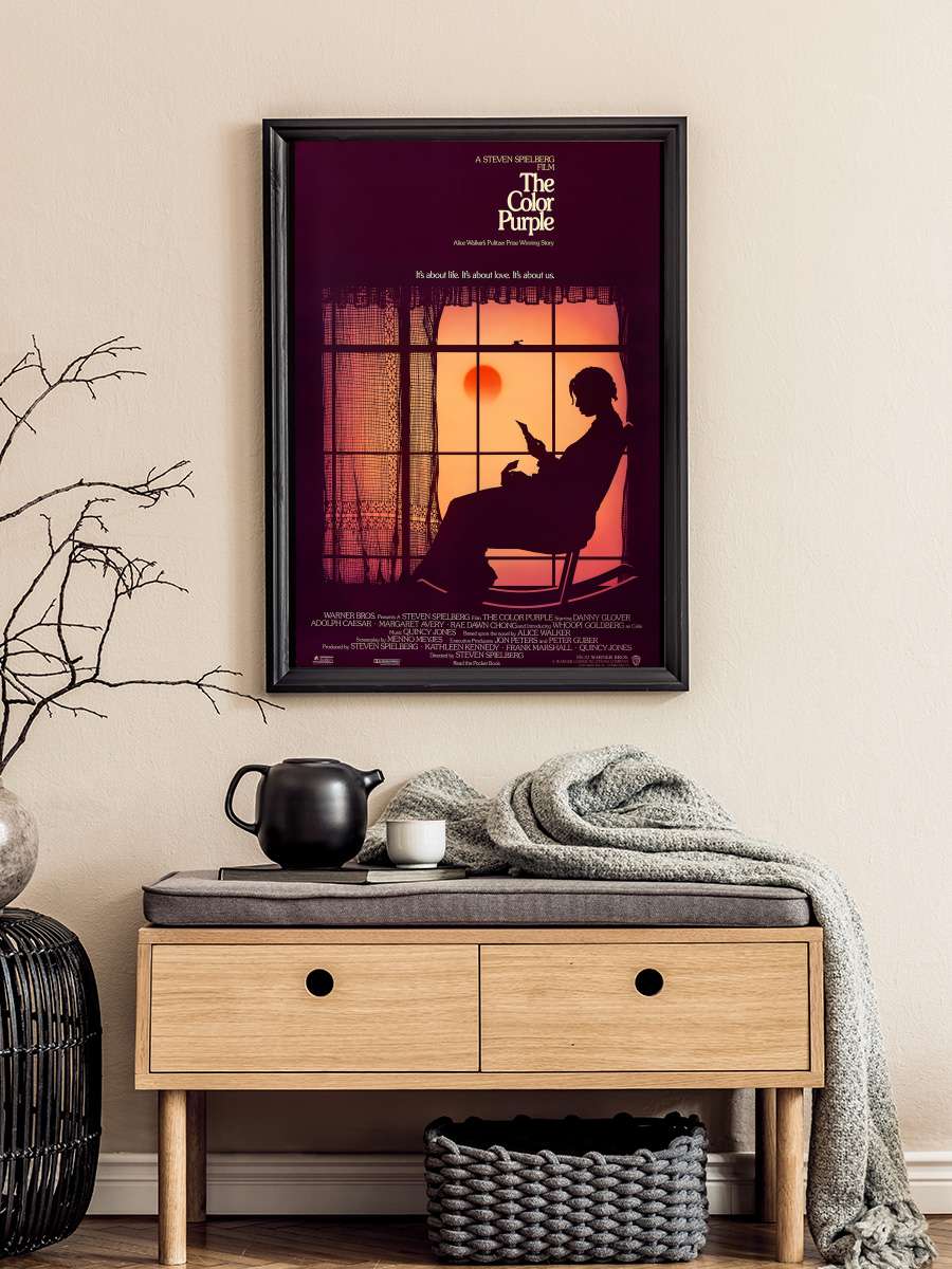 Mor Yıllar - The Color Purple Film Tablo Siyah Çerçeveli Film Poster Afiş Tablo