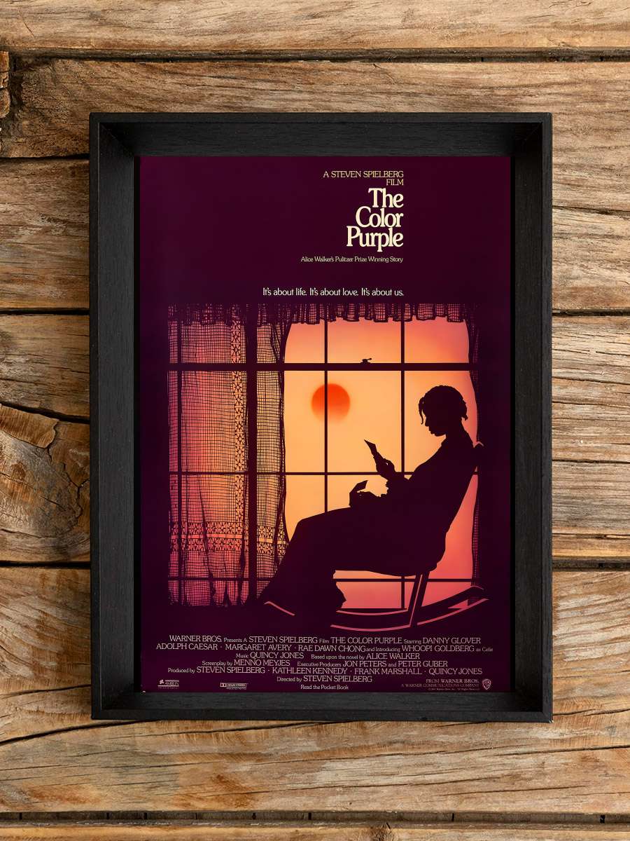 Mor Yıllar - The Color Purple Film Tablo Siyah Çerçeveli Film Poster Afiş Tablo