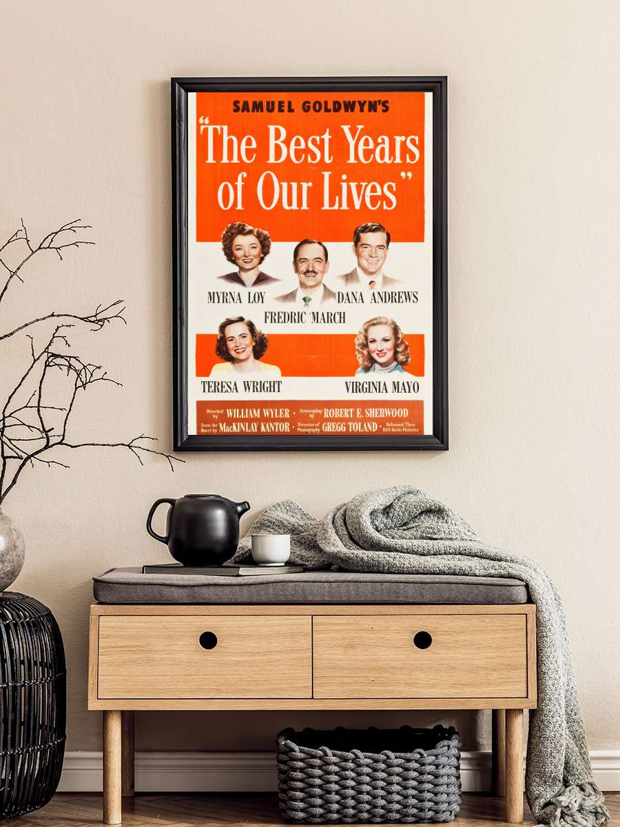 Hayatımızın En Güzel Yılları - The Best Years of Our Lives Film Tablo Siyah Çerçeveli Film Poster Afiş Tablo