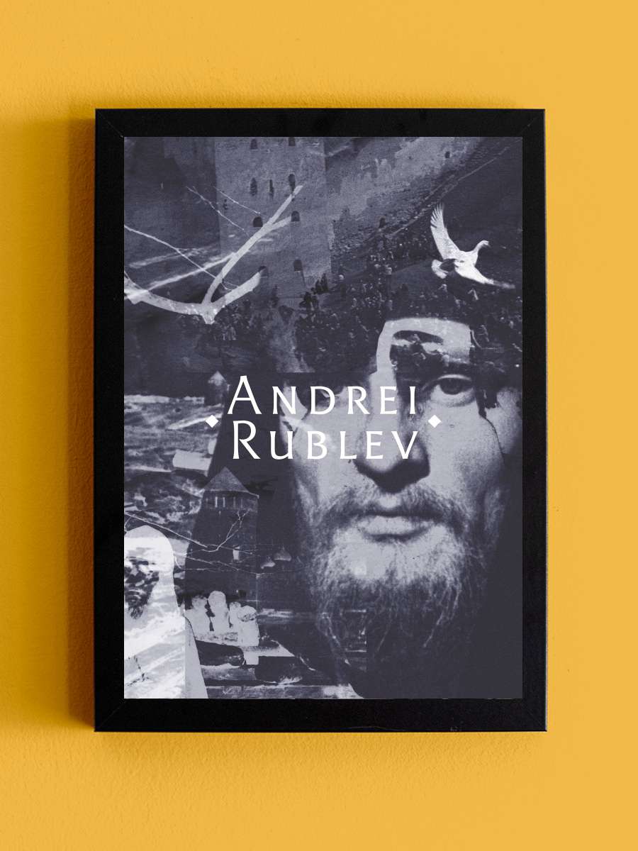 Andrei Rublev - Андрей Рублёв Film Tablo Siyah Çerçeveli Film Poster Afiş Tablo