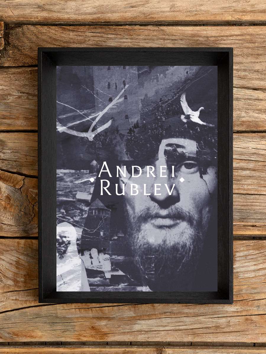 Andrei Rublev - Андрей Рублёв Film Tablo Siyah Çerçeveli Film Poster Afiş Tablo