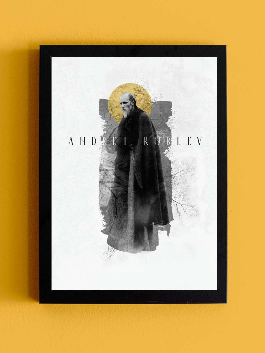 Andrei Rublev - Андрей Рублёв Film Tablo Siyah Çerçeveli Film Poster Afiş Tablo