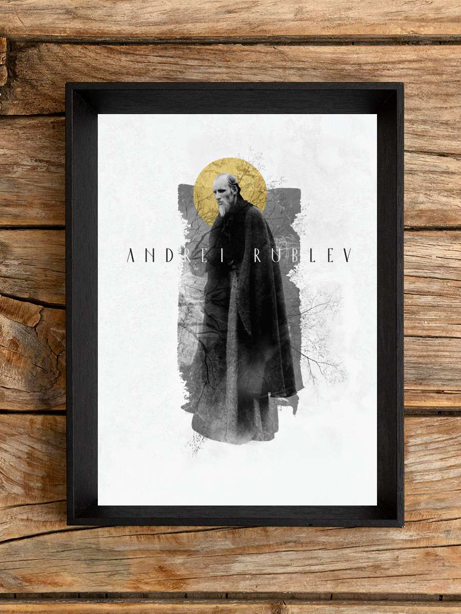 Andrei Rublev - Андрей Рублёв Film Tablo Siyah Çerçeveli Film Poster Afiş Tablo