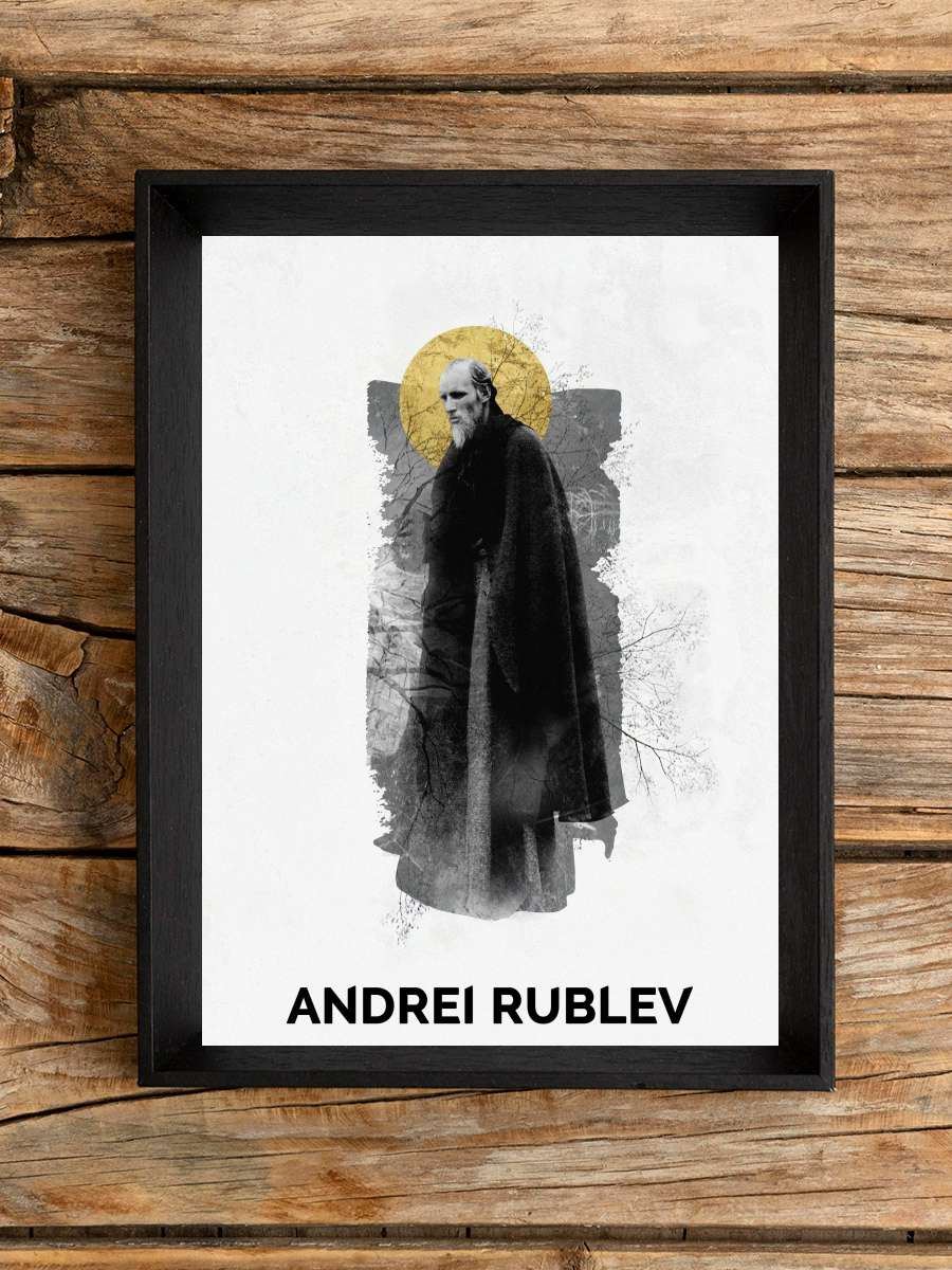 Andrei Rublev - Андрей Рублёв Film Tablo Siyah Çerçeveli Film Poster Afiş Tablo