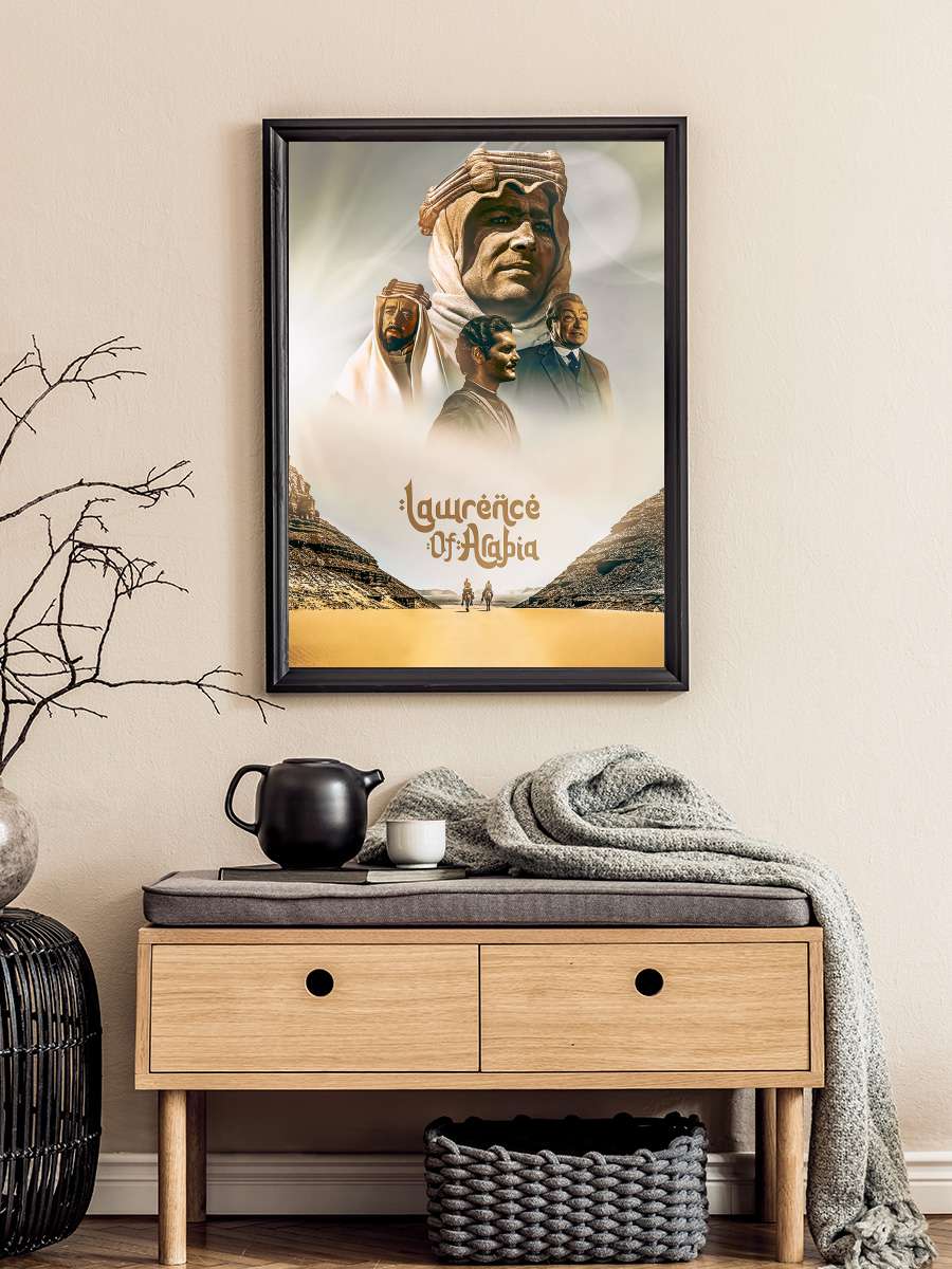 Arabistanlı Lawrence - Lawrence of Arabia Film Tablo Siyah Çerçeveli Film Poster Afiş Tablo