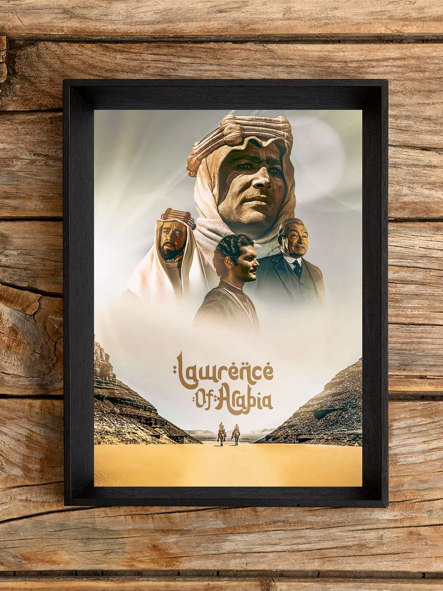 Arabistanlı Lawrence - Lawrence of Arabia Film Tablo Siyah Çerçeveli Film Poster Afiş Tablo