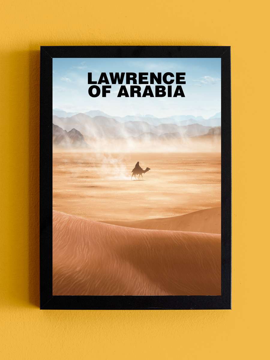 Arabistanlı Lawrence - Lawrence of Arabia Film Tablo Siyah Çerçeveli Film Poster Afiş Tablo