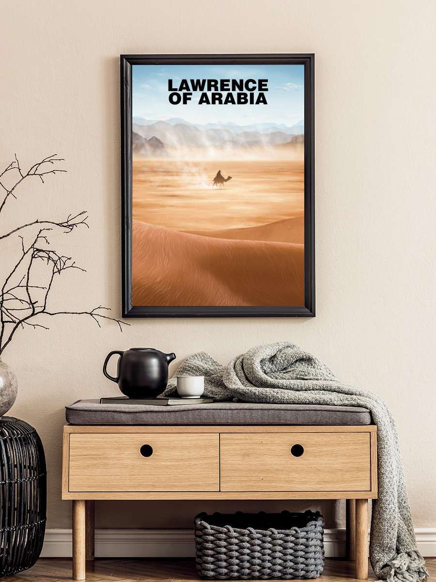 Arabistanlı Lawrence - Lawrence of Arabia Film Tablo Siyah Çerçeveli Film Poster Afiş Tablo