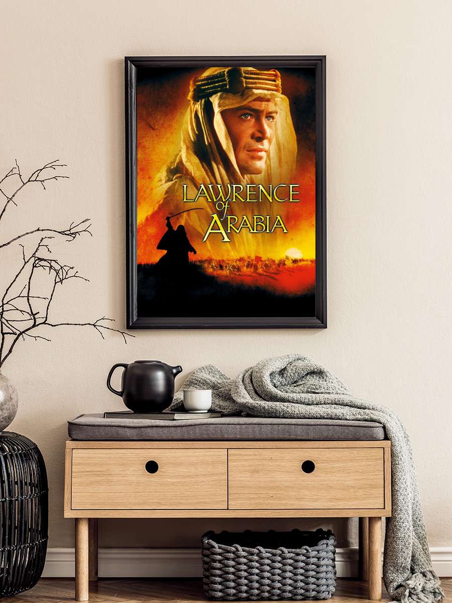 Arabistanlı Lawrence - Lawrence of Arabia Film Tablo Siyah Çerçeveli Film Poster Afiş Tablo