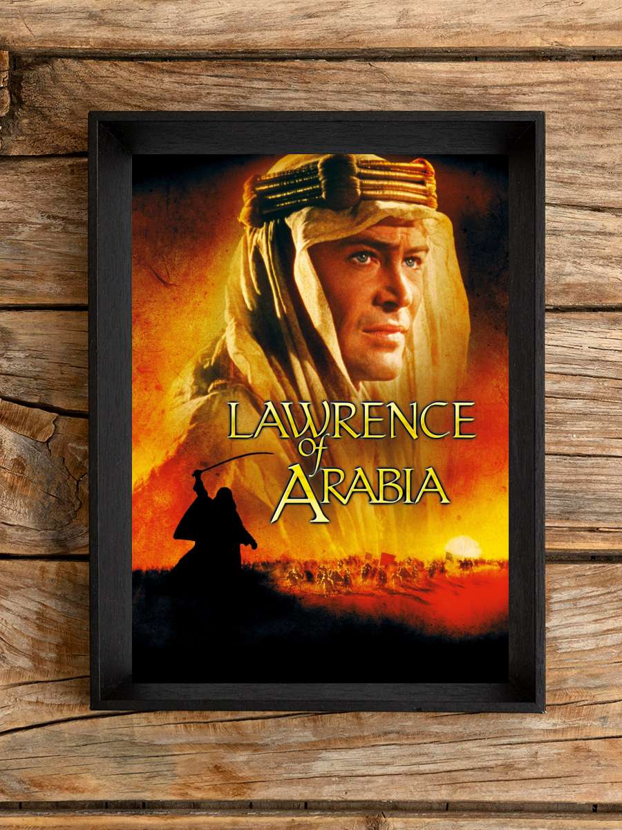 Arabistanlı Lawrence - Lawrence of Arabia Film Tablo Siyah Çerçeveli Film Poster Afiş Tablo